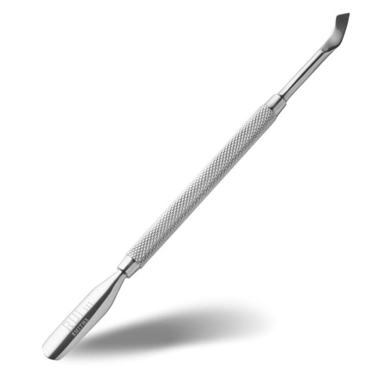 Rui Smiths Pro Cuticle Pusher with 2 Ends - Stainless Steel Manicure Tool - Style 111 - Image 1